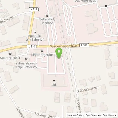 Standortübersicht der Tankstelle Lidl Dienstleistung GmbH & Co. KG in 30900 Wedemark