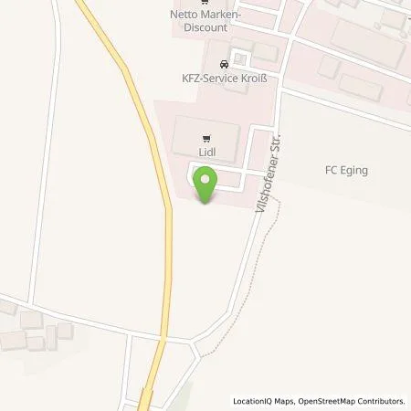 Standortübersicht der Tankstelle Lidl Dienstleistung GmbH & Co. KG in 94535 Eging am See