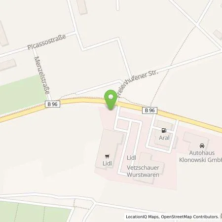 Standortübersicht der Tankstelle Lidl Dienstleistung GmbH & Co. KG in 01983 Großräschen