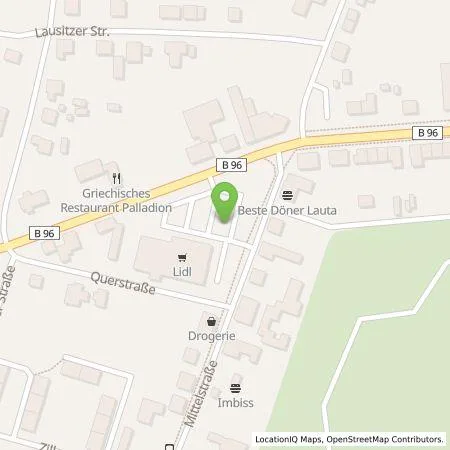 Standortübersicht der Tankstelle Lidl Dienstleistung GmbH & Co. KG in 02991 Lauta