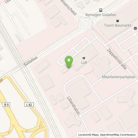 Standortübersicht der Tankstelle Lidl Dienstleistung GmbH & Co. KG in 53424 Remagen