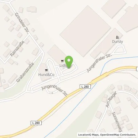 Standortübersicht der Tankstelle Lidl Dienstleistung GmbH & Co. KG in 57548 Kirchen