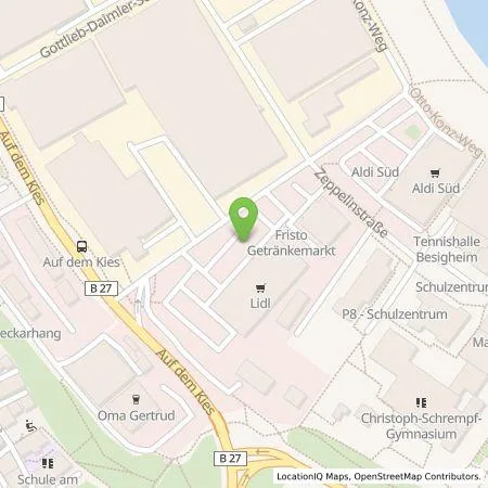 Standortübersicht der Tankstelle Lidl Dienstleistung GmbH & Co. KG in 74354 Besigheim