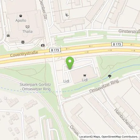 Standortübersicht der Tankstelle Lidl Dienstleistung GmbH & Co. KG in 01169 Dresden Gabitz
