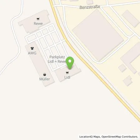 Standortübersicht der Tankstelle Lidl Dienstleistung GmbH & Co. KG in 84056 Rottenburg a. d. Laaber