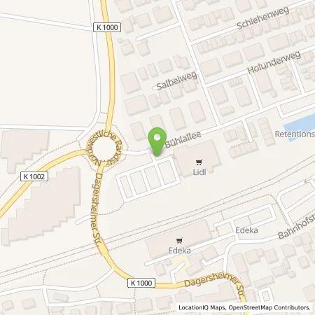 Standortübersicht der Tankstelle Lidl Dienstleistung GmbH & Co. KG in 71139 Ehningen