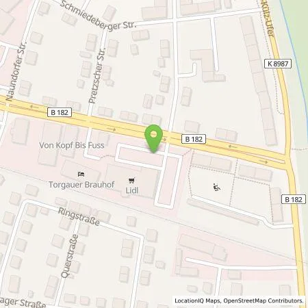 Standortübersicht der Tankstelle Lidl Dienstleistung GmbH & Co. KG in 04860 Torgau
