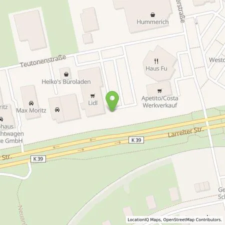 Standortübersicht der Tankstelle Lidl Dienstleistung GmbH & Co. KG in 26723 Emden