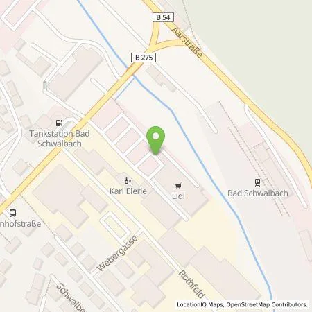 Standortübersicht der Tankstelle Lidl Dienstleistung GmbH & Co. KG in 65307 Bad Schwalbach