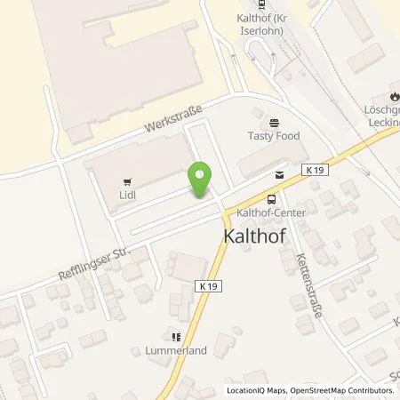 Standortübersicht der Tankstelle Lidl Dienstleistung GmbH & Co. KG in 58640 Iserlohn