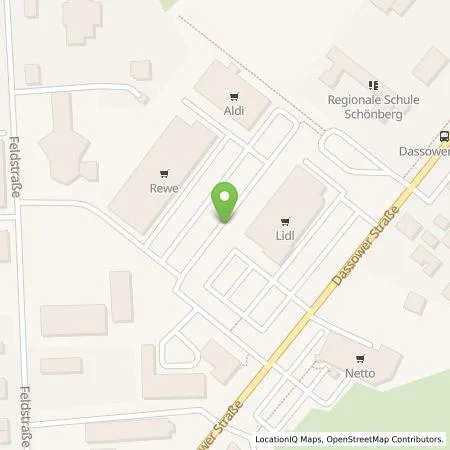 Standortübersicht der Tankstelle Lidl Dienstleistung GmbH & Co. KG in 23923 Schönberg