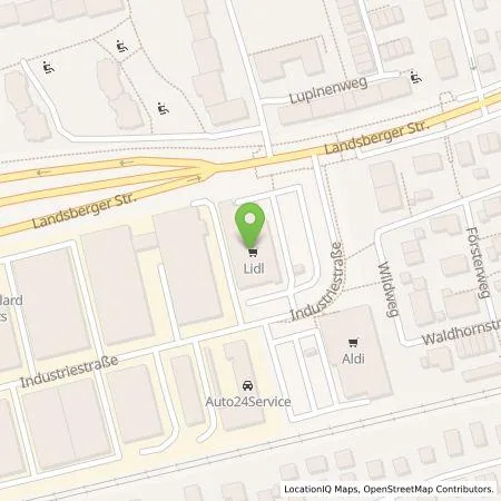 Standortübersicht der Tankstelle Lidl Dienstleistung GmbH & Co. KG in 82110 Germering
