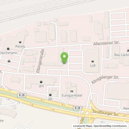 Standortübersicht der Tankstelle Lidl Dienstleistung GmbH & Co. KG in 77694 Kehl