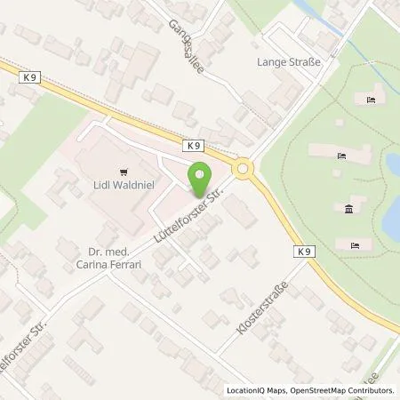 Standortübersicht der Tankstelle Lidl Dienstleistung GmbH & Co. KG in 41366 Schwalmtal (Waldniel)