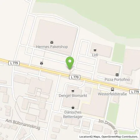 Standortübersicht der Tankstelle Lidl Dienstleistung GmbH & Co. KG in 33613 Bielefeld