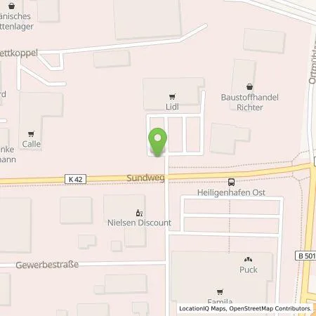 Standortübersicht der Tankstelle Lidl Dienstleistung GmbH & Co. KG in 23774 Heiligenhafen