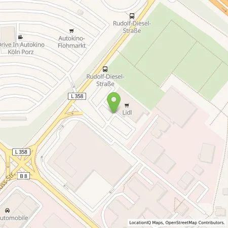 Standortübersicht der Tankstelle Lidl Dienstleistung GmbH & Co. KG in 51145 Köln