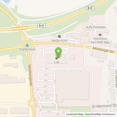 Standortübersicht der Tankstelle Lidl Dienstleistung GmbH & Co. KG in 55566 Bad Sobernheim