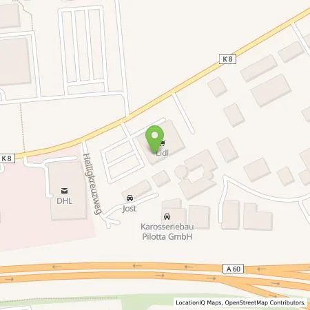 Standortübersicht der Tankstelle Lidl Dienstleistung GmbH & Co. KG in 55130 Mainz