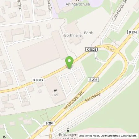 Standortübersicht der Tankstelle Lidl Dienstleistung GmbH & Co. KG in 75179 Pforzheim