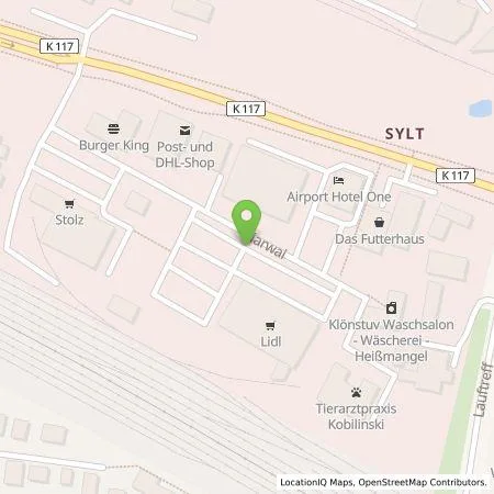 Standortübersicht der Tankstelle Lidl Dienstleistung GmbH & Co. KG in 25980 Tinnum/Sylt Ost