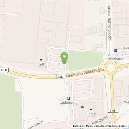 Standortübersicht der Tankstelle Lidl Dienstleistung GmbH & Co. KG in 37213 Witzenhausen