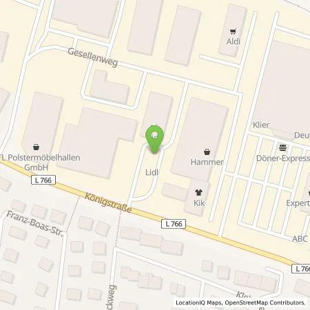 Standortübersicht der Tankstelle Lidl Dienstleistung GmbH & Co. KG in 32427 Minden