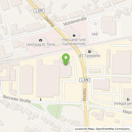 Standortübersicht der Tankstelle Lidl Dienstleistung GmbH & Co. KG in 47918 Tönisvorst