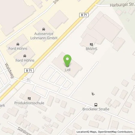 Standortübersicht der Tankstelle Lidl Dienstleistung GmbH & Co. KG in 27356 Rotenburg (Wümme)