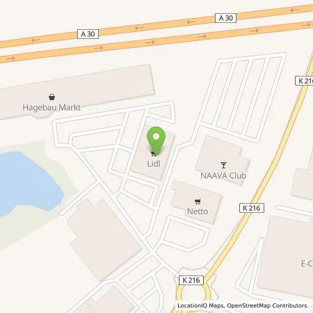 Standortübersicht der Tankstelle Lidl Dienstleistung GmbH & Co. KG in 49324 Melle