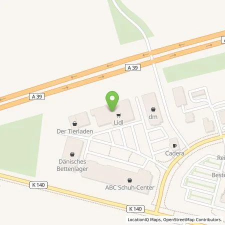 Standortübersicht der Tankstelle Lidl Dienstleistung GmbH & Co. KG in 38162 Cremlingen