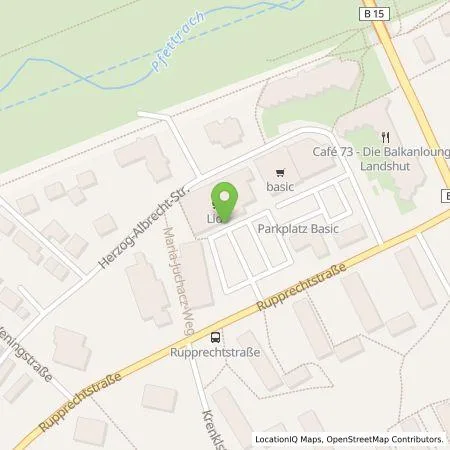 Standortübersicht der Tankstelle Lidl Dienstleistung GmbH & Co. KG in 84034 Landshut