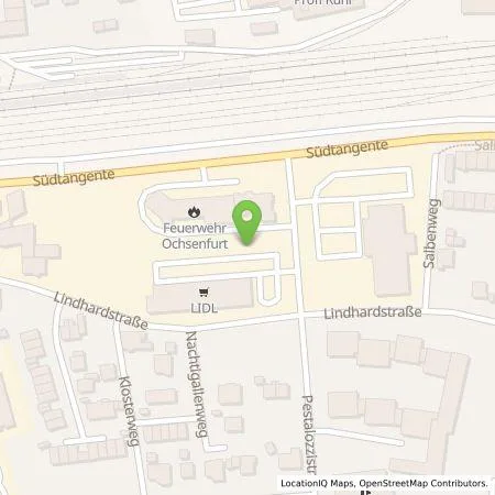 Standortübersicht der Tankstelle Lidl Dienstleistung GmbH & Co. KG in 97199 Ochsenfurt