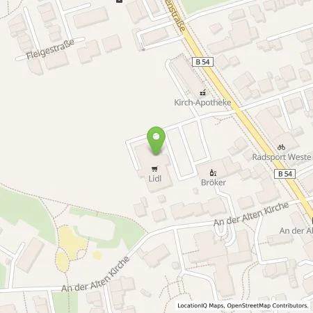 Standortübersicht der Tankstelle Lidl Dienstleistung GmbH & Co. KG in 48165 Münster