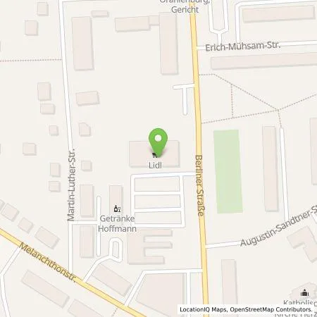 Standortübersicht der Tankstelle Lidl Dienstleistung GmbH & Co. KG in 16515 Oranienburg