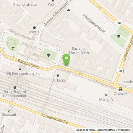 Standortübersicht der Tankstelle infra fürth gmbh in 90762 Fürth