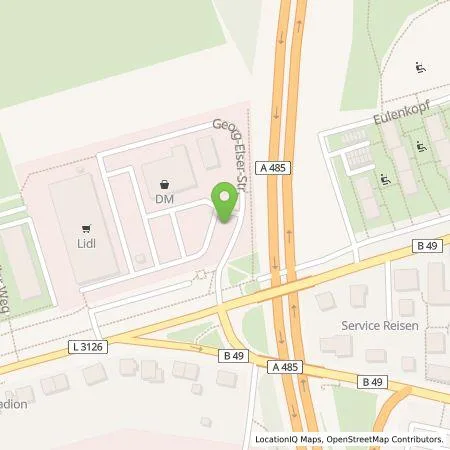 Standortübersicht der Tankstelle Lidl Dienstleistung GmbH & Co. KG in 35394 Gießen