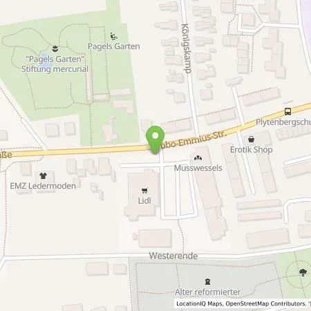 Standortübersicht der Tankstelle Lidl Dienstleistung GmbH & Co. KG in 26789 Leer (Ostfriesland)