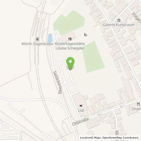 Standortübersicht der Tankstelle Lidl Dienstleistung GmbH & Co. KG in 76744 Wörth am Rhein