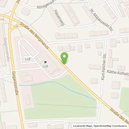 Standortübersicht der Tankstelle Lidl Dienstleistung GmbH & Co. KG in 07545 Gera