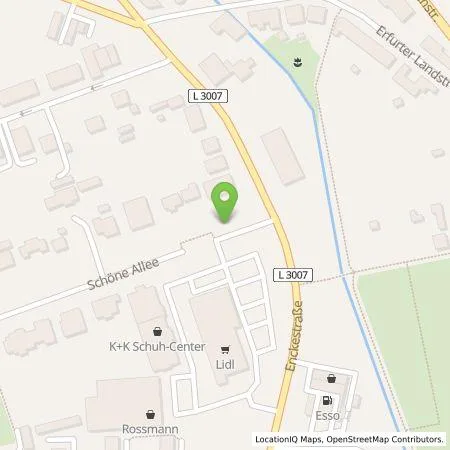Standortübersicht der Tankstelle Lidl Dienstleistung GmbH & Co. KG in 99867 Gotha