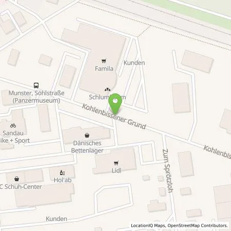 Standortübersicht der Tankstelle Lidl Dienstleistung GmbH & Co. KG in 29633 Munster