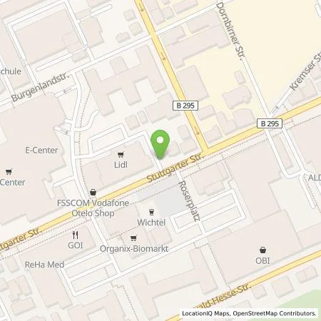 Standortübersicht der Tankstelle Lidl Dienstleistung GmbH & Co. KG in 70469 Stuttgart