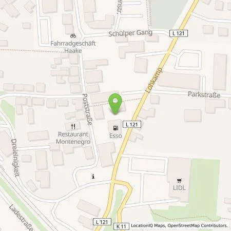 Standortübersicht der Tankstelle Lidl Dienstleistung GmbH & Co. KG in 24589 NORTORF