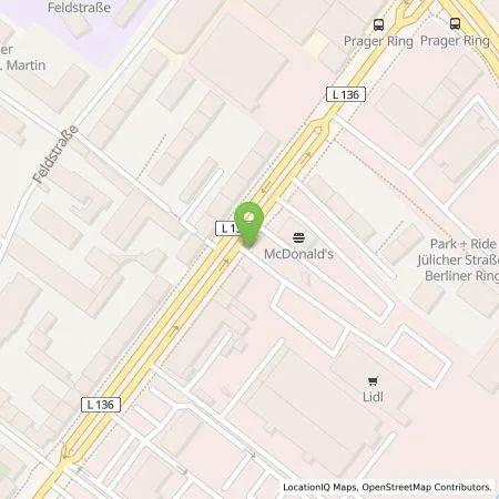 Standortübersicht der Tankstelle Lidl Dienstleistung GmbH & Co. KG in 52070 Aachen