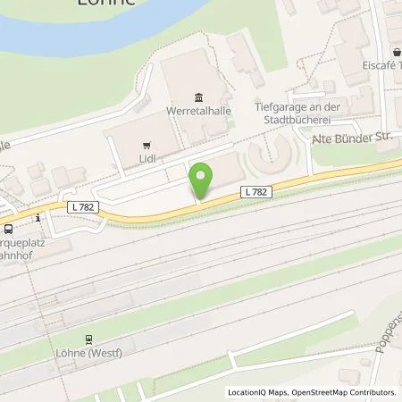 Standortübersicht der Tankstelle Lidl Dienstleistung GmbH & Co. KG in 32584 Löhne