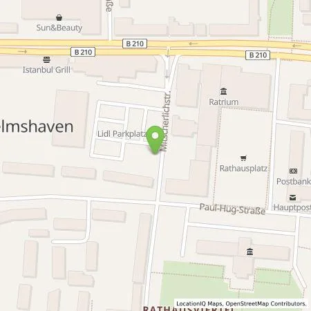 Standortübersicht der Tankstelle Lidl Dienstleistung GmbH & Co. KG in 26382 Wilhelmshaven