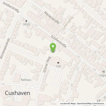Standortübersicht der Tankstelle Lidl Dienstleistung GmbH & Co. KG in 27472 Cuxhaven
