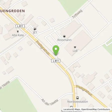 Standortübersicht der Tankstelle Lidl Dienstleistung GmbH & Co. KG in 26386 Wilhelmshaven