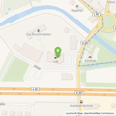 Standortübersicht der Tankstelle Lidl Dienstleistung GmbH & Co. KG in 49328 Melle